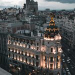 Aerial view of Madrid